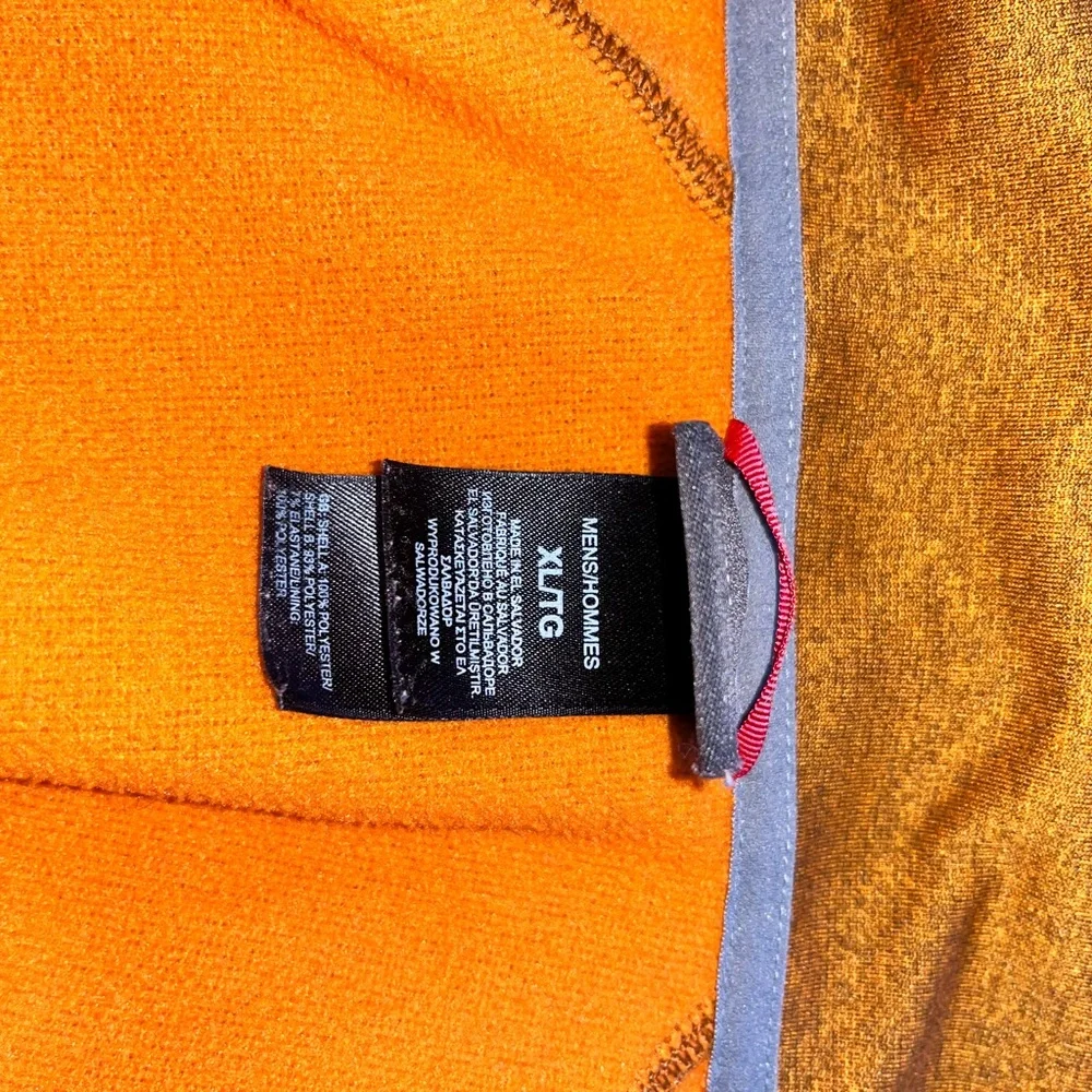 The North‎ Face Men's Rust Zip-Up Sweater